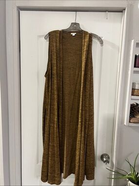 Open-Front Maxi Dress Vest